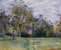 maison de piette sur montfoucault 1874 Camille Pissarro paysage